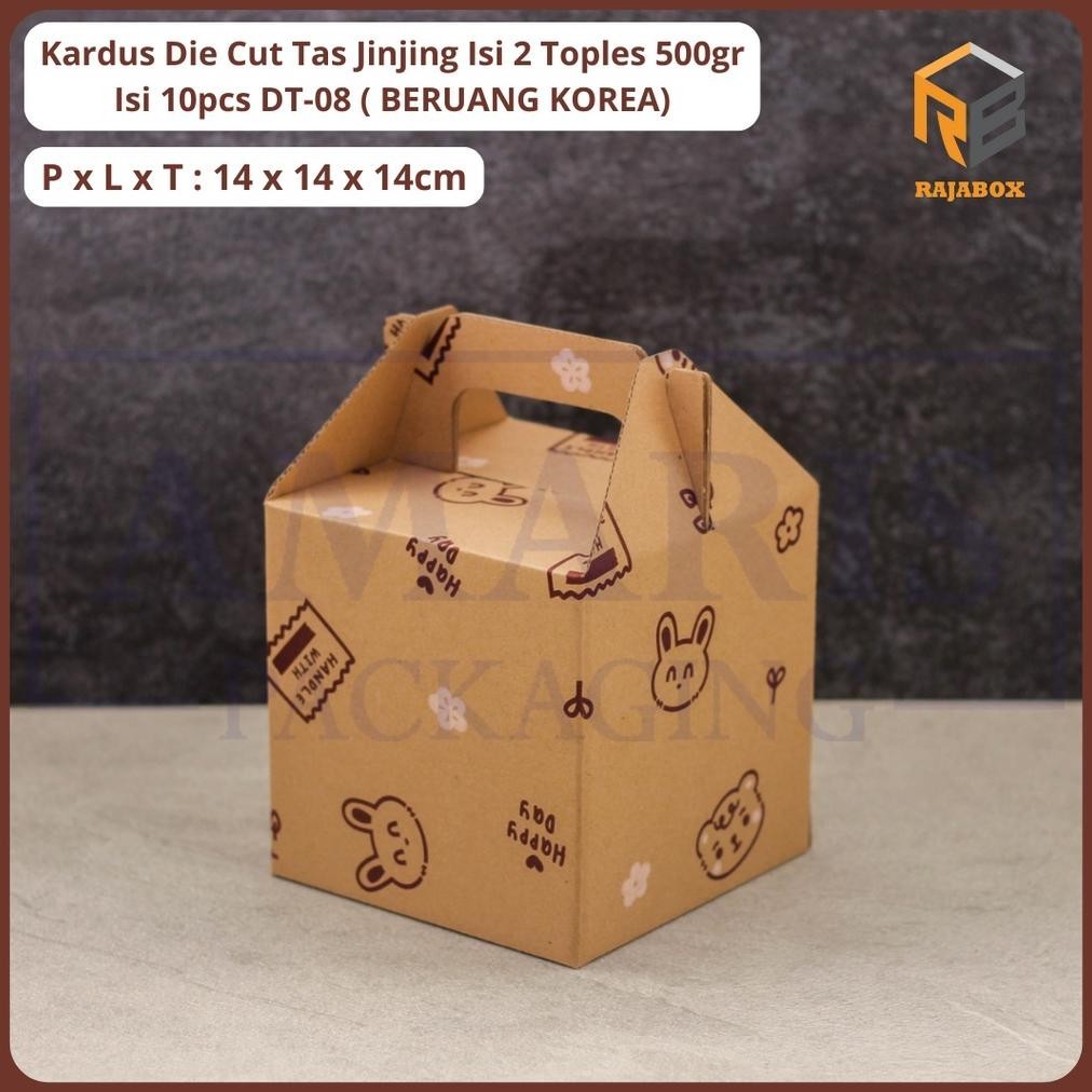 

Big Sale Kardus Die Cut Tas Jinjing Isi 2 Toples 500gr Isi 10 Pcs DT-08 ETHICELNAN