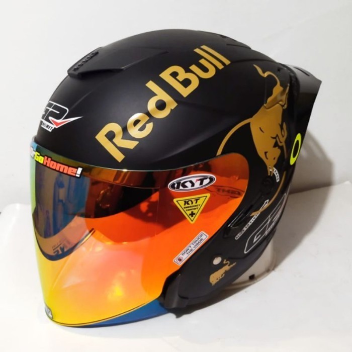 Helm G2 Optimax Paket Ganteng Redbull Original Sni