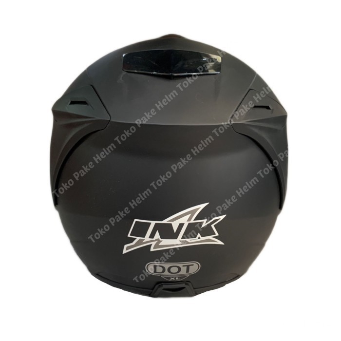 Helm Ink Hitam Dof Black Dof Ink Half Face Helm Ink Dinamik