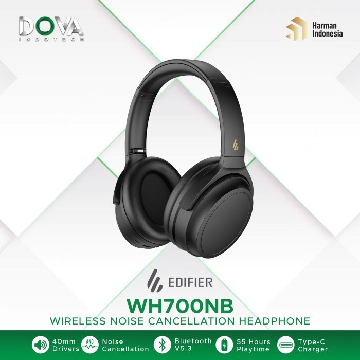 Terbaru Edifier Wh700Nb Wireless Stereo Anc Over-Ear Headphone Promo Terlaris
