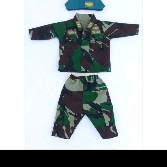 Jose Kostum Tni Bayi Kostum Tentara Anak Kostum Tni Newborn Baju Tni Bay