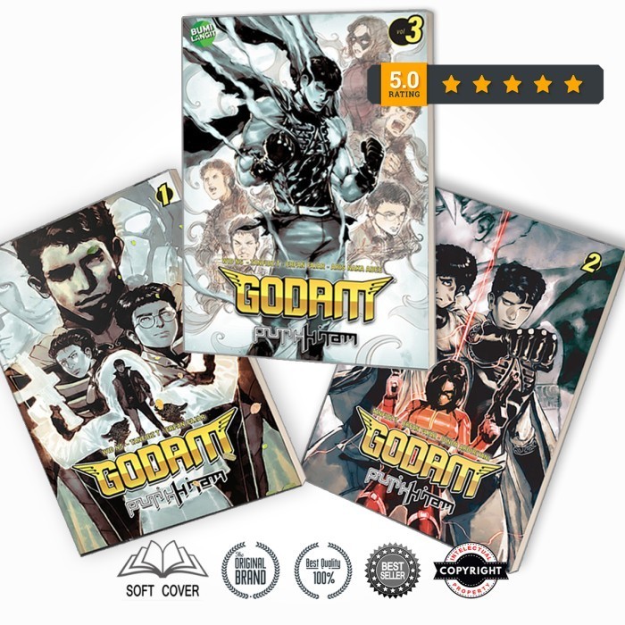 

Bumilangit Komik Bundling Godam Putih Hitam 1,2,3
