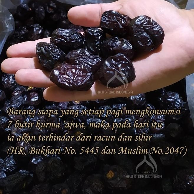 

Kurma Ajwa Premium Aliyah Madinah 1Kg Jumbo Oleh Oleh Haji Umroh | Adilano