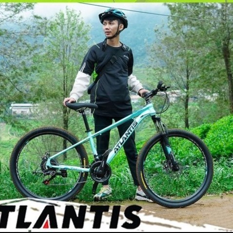 Terlaris Sepeda Gunung 27.5 Inc Atlantis Rem Discbrake Cakram 3X7Speed Promo Terbaru