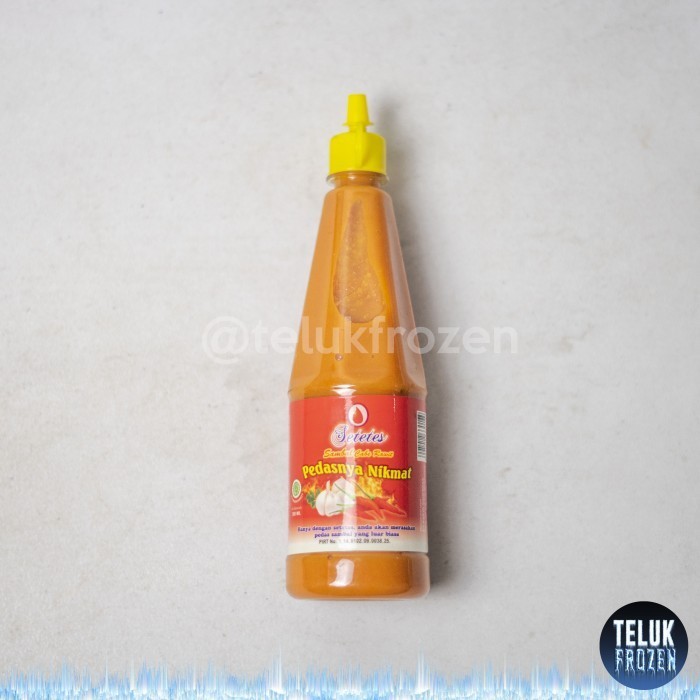 

setetes sambal cabe rawit 300ml sambel botol saus saos cabai pedas pedes halal enak
