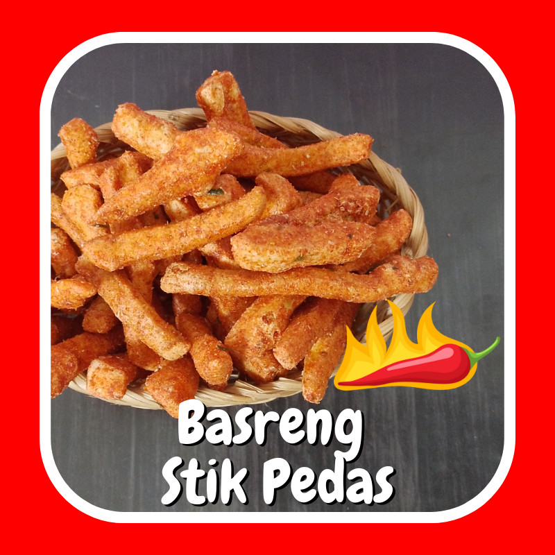 Basreng Stik Pedas 121 gram Jajan.Nan