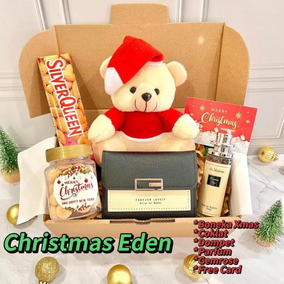 

PROMO MURAH HAMPERS GIFT BOX PARCEL KADO NATAL CHRISTMAS BONEKA SANTA HARI RAYA WANITA CEWEK PEREMPUAN CEWE COOKIES CEMILAN
