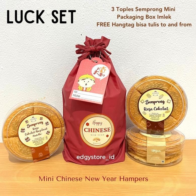 

CNY Hampers Chinese New Year MINI Paket IMLEK Loves Semprong kue kering
