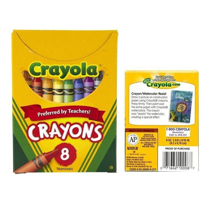 

Crayola Crayons Reguler Size - Krayon 8 Warna