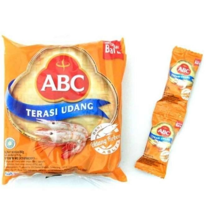

TERASI UDANG ABC SHRIMP PASTE 4,2GR ISI 20 SACHET