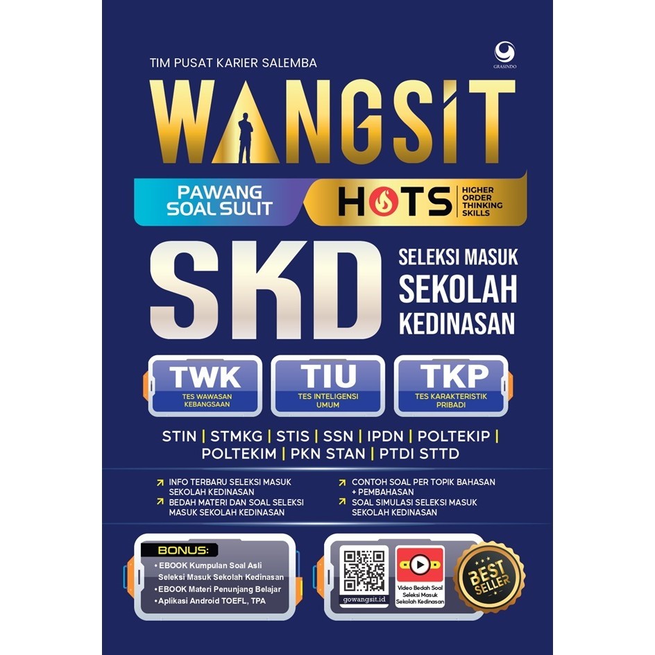 

Gramedia Lampung - WANGSIT (PAWANG SOAL SULIT) HOTS SKD SELEKSI MASUK SEKOLAH K