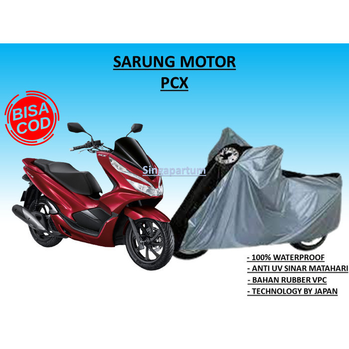 Body Cover Motor Pcx Sarung Selimut Mantel Jas Hujan Motor Anti Air