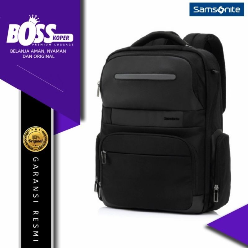 Tas Ransel Pria SAMSONITE Backpack Kantor/Formal Original