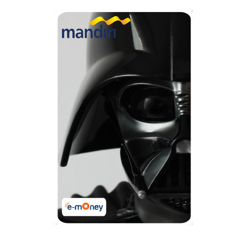 Kartu Emoney Star Wars Dart Vader Mandiri Saldo Rp.0