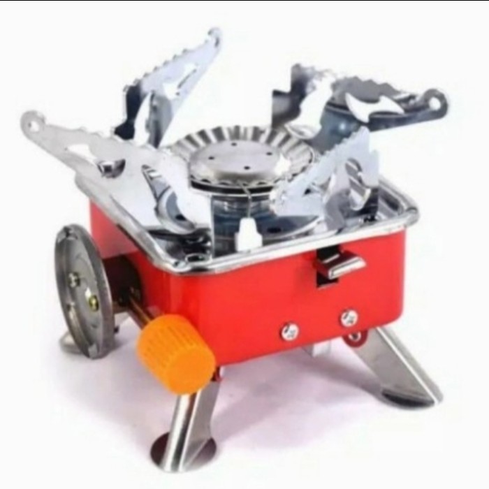 Paket Alat Masak Camping Full Set Kompor Kotak Dan Cooking Set Ds 301