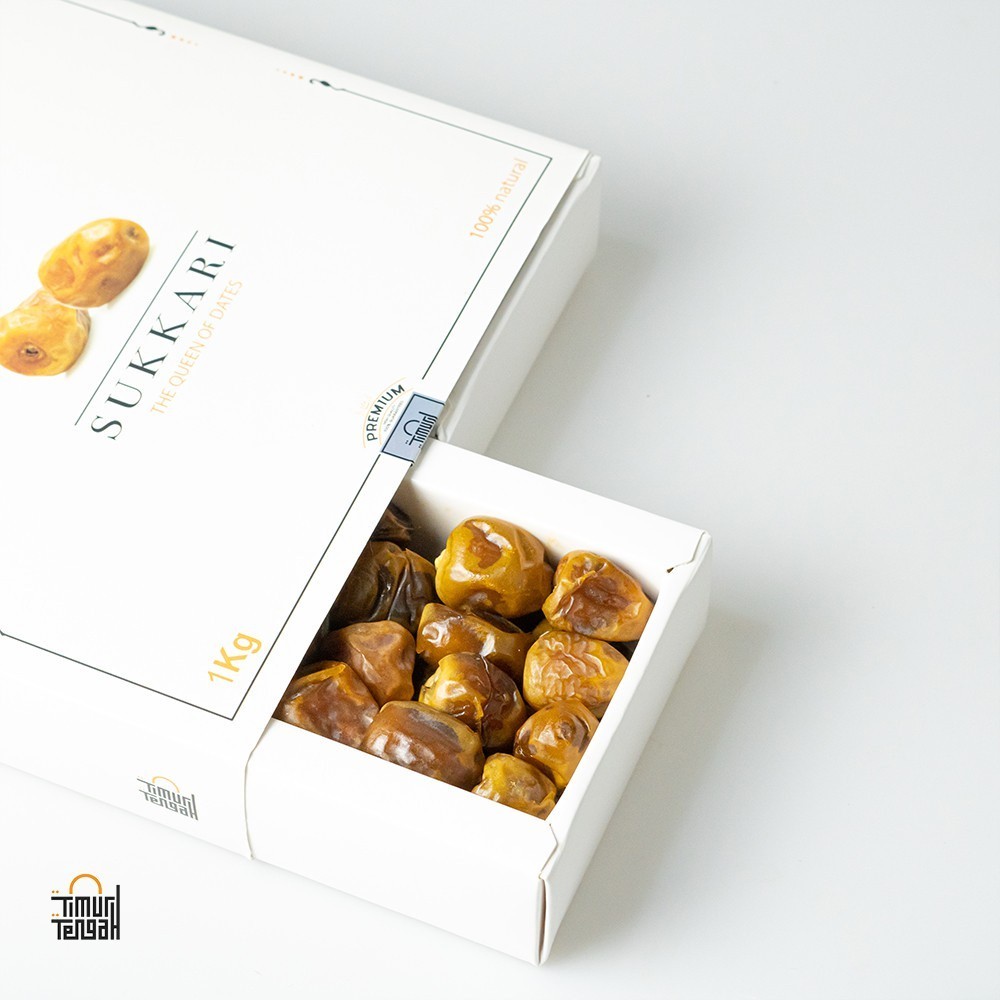 

KURMA SUKARI TIMUR TENGAH 1KG PREUM HH QUALITY NATURAL DATES 100%