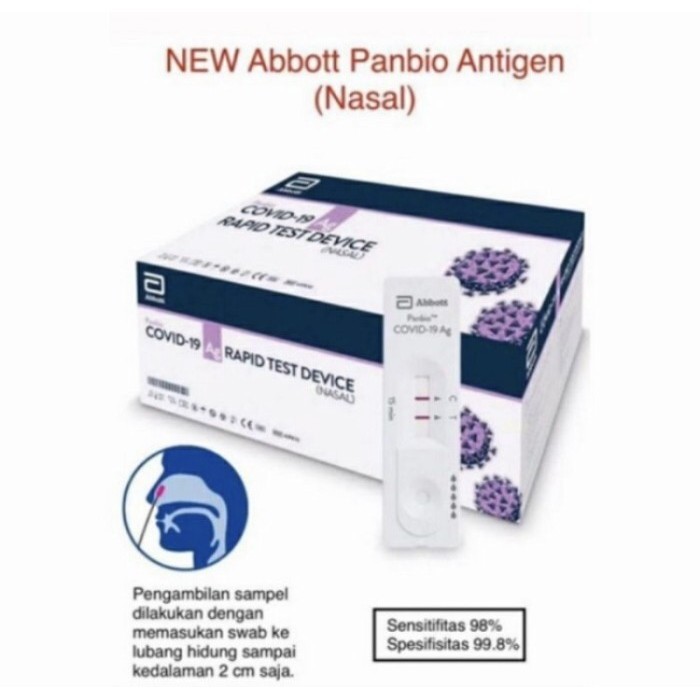 Abbott Antigen Swab Nasal Box Isi 25