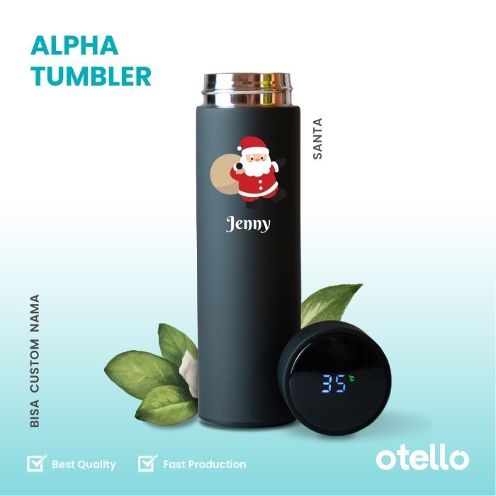 

Ready Custom Tumbler Santa Kado Natal Botol Air Minum Hampers Gift Hadiah