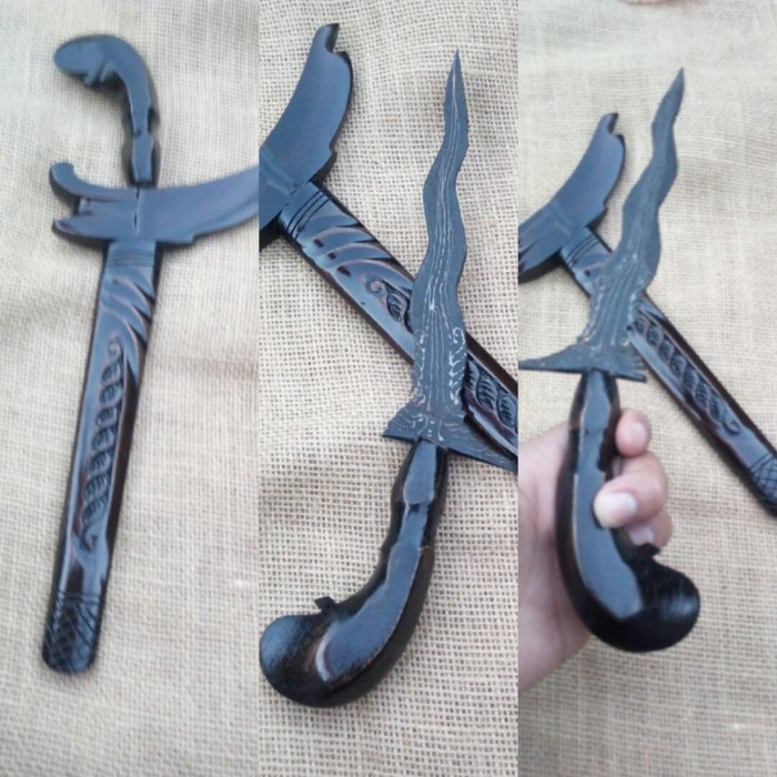 

Ready Sovenir Keris Model Pamor 20cm