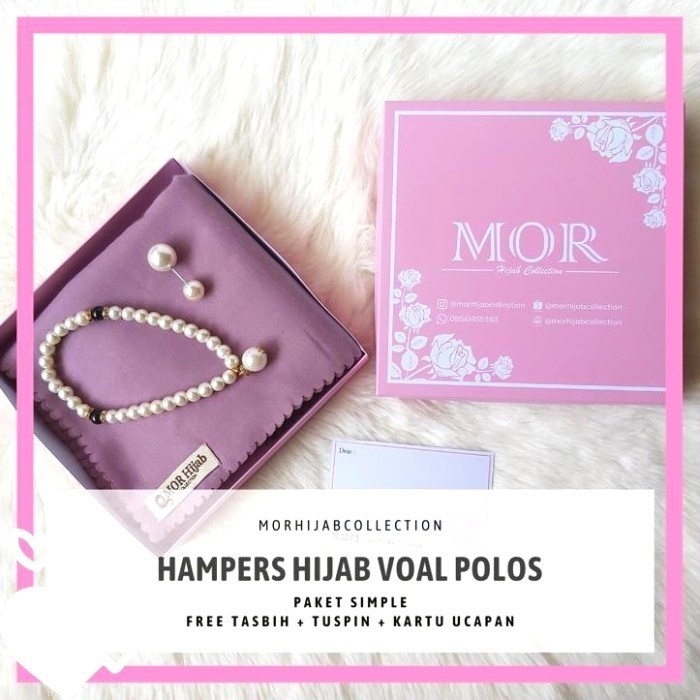 

Ready Paket Simple Hampers Hijab Premium Gift Wisuda Souvenir Ulang Tahun
