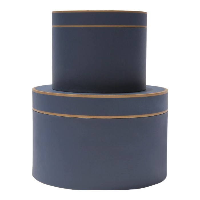 

Ready BROWN TREE / SIGNATURE BOX (ROUND)/BOX HAMPERS/MIDNIGHT NAVY