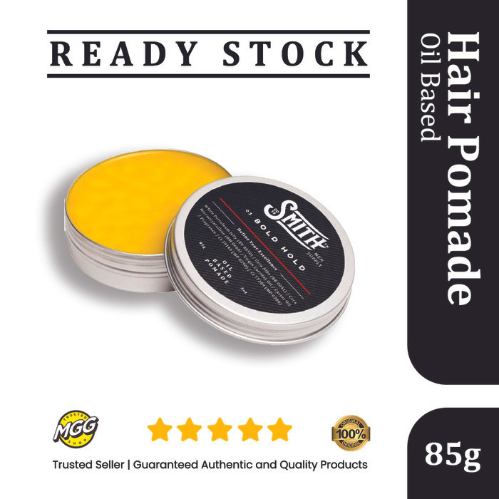 BARANG TERLARIS SMITH POMADE OIL BASED BOLD HOLD 85GR SUPER EXTRA STRONG HEAVY HOLD READYY