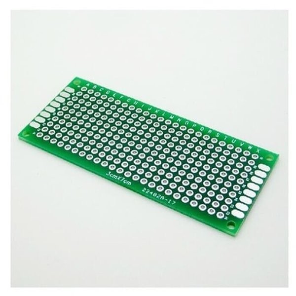 PROTOTYPE Double-Side PCB 3x7 DUA Sisi Universal Board