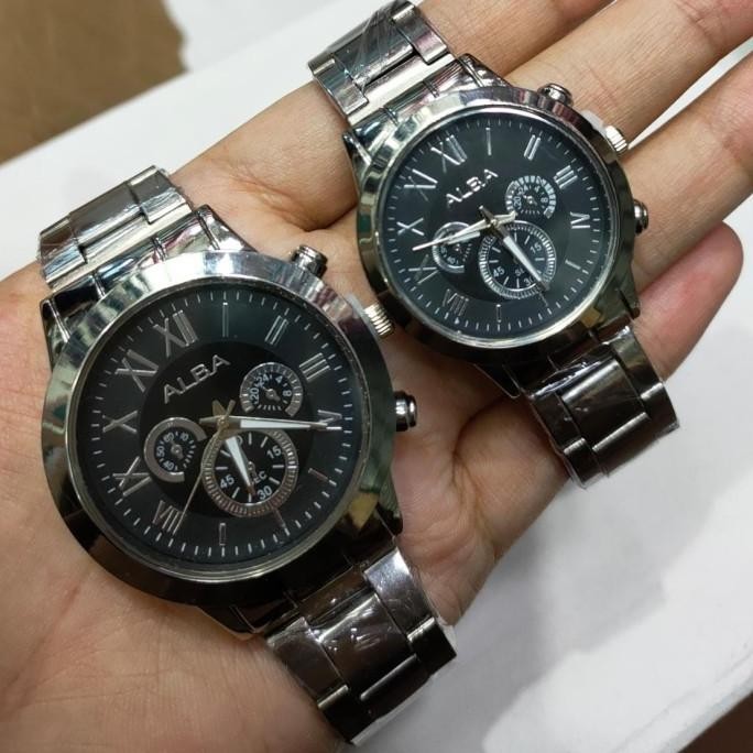 Best Seller Free Box Jam Tangan Couple Original Alba Terbaru Dan Murah Meriah Berkualitas
