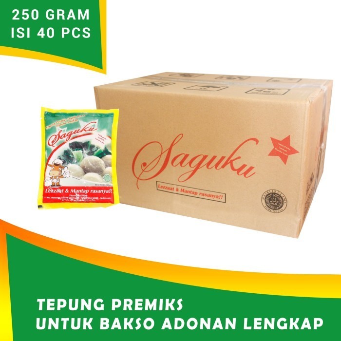 

Terlaris Tepung Bakso Adonan Lengkap Saguku 250 Gr (Isi 40 Pcs) Promo Terbaru