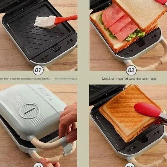 Yidpu Toaster Waffle Maker And Sandwich 2In1