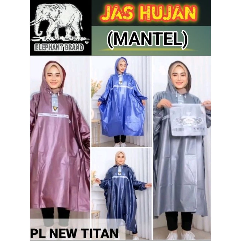jas hujan PONCO LENGAN(NEW TITAN) By ELEPHANT BRAND
