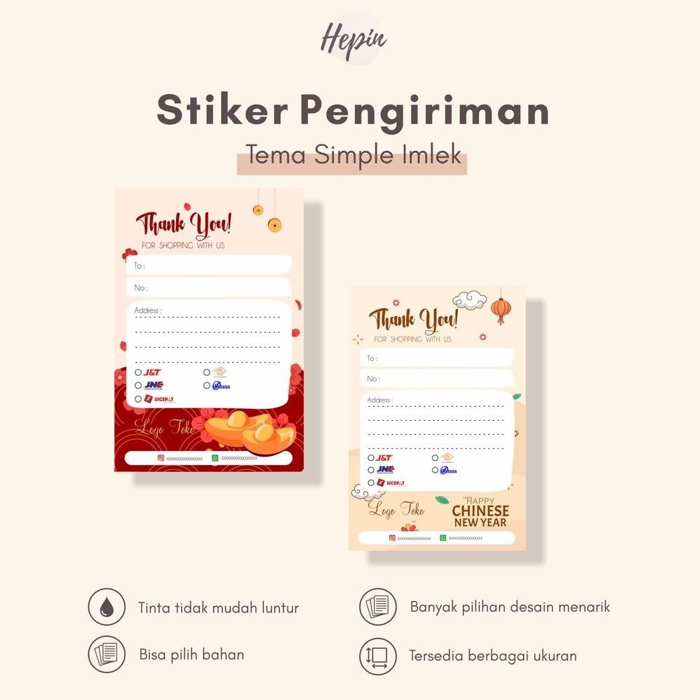 

Label Stiker pengiriman SIMPLE IMLEK/olshop/murah/custom design