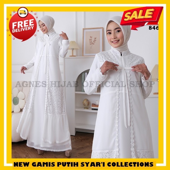 Gamis Jumbo Couple Alyona Mom & Kids Syakila Mix Tilledott/ Gamis Pesta Couple/Gamis Ibu Dan Anak Pe