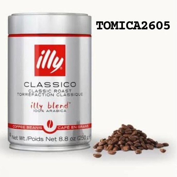 

Coffee Illy Medium Roast Beans Espresso 250 gram Biji Kopi Roasted
