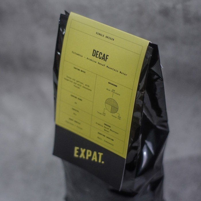 

Expat Roasters Decaf Espresso Blend Biji Kopi /bubuk Arabika 1 KG Bag