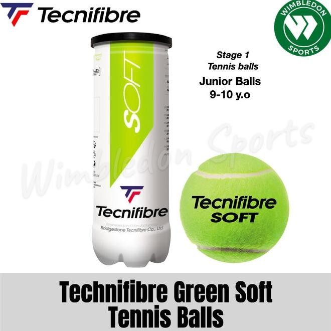 Promo Menarik Bola Tenis Technifibre Soft / Bola Tenis Junior Technifibre Green