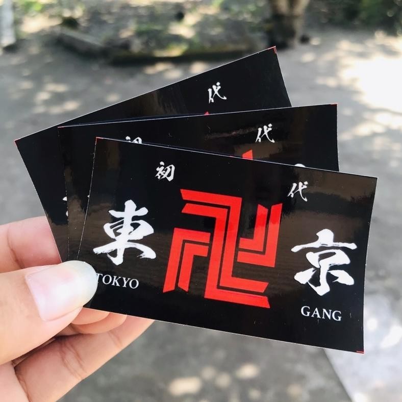 tomonimart Stiker Anime Tokyo Revengers Touman Mickey - Tokyo Gang ||