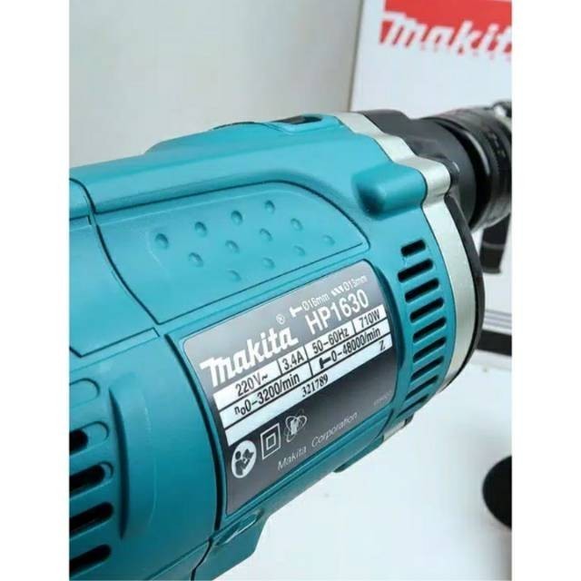 Makita HP1630 HP 1630 Mesin Bor Beton 16mm Bor Impact Drill Original