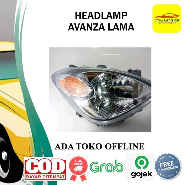 Headlamp Avanza Xenia Lama Lampu Depan Avanza Xenia Lama (2004-2006) Kode Kn233