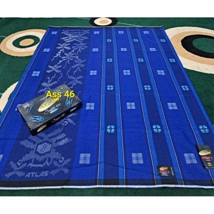 Unik sarung ATLAS PREMIUM super 970 special songket silver Murah