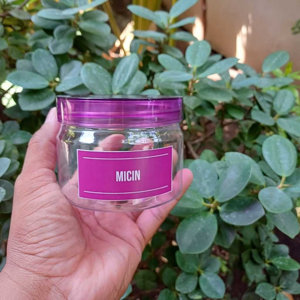 N1G TOPLES BUMBU DAPUR UNGU LAVENDER TRANSPARAN MINIMALIS FREE STIKER ANTI AIR QDN