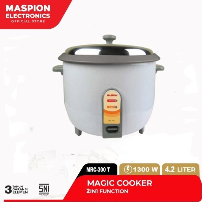 [Ori] Maspion Rice Cooker Magic Com 4,2 Liter Mrc 300 T Cahyamass