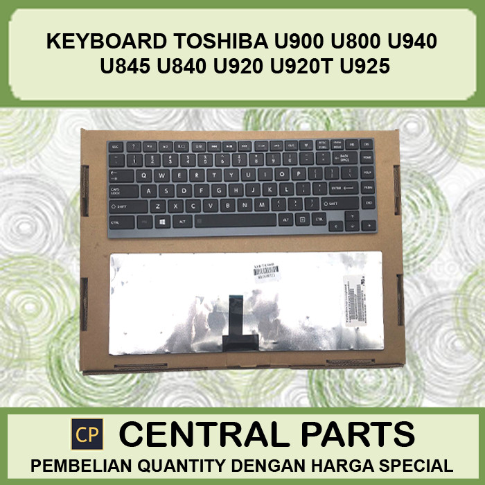 Keyboard Toshiba Satellite U900 U800 U940 U845 U840 U920 U920t U925
