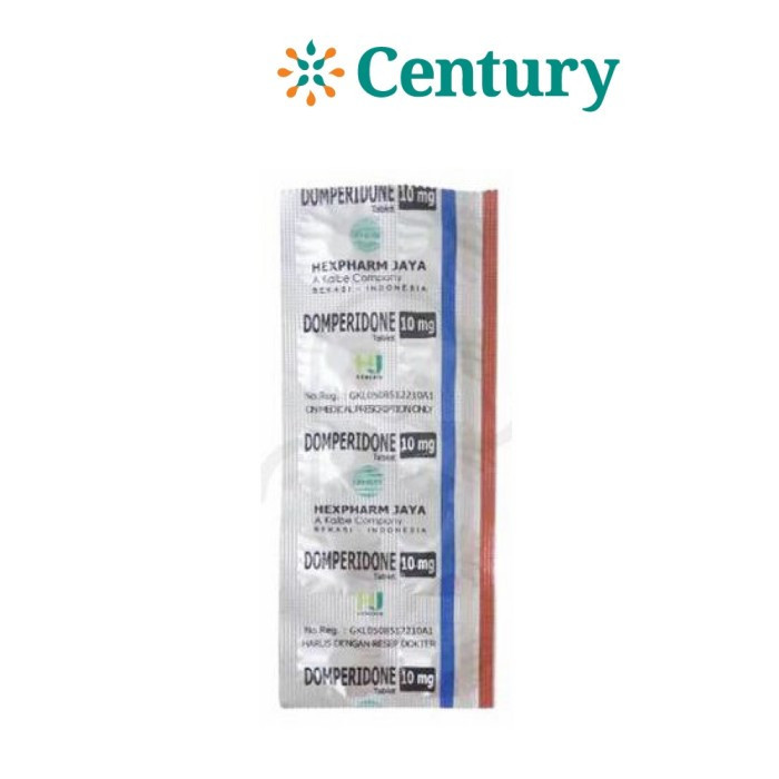 DOMPERIDONE 10MG 1 STRIP 10 TABLET / MUAL