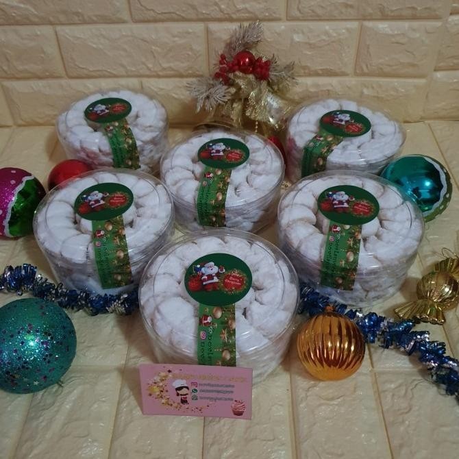 

New Kue Kering Putri Salju Premium (Wisman/Wisjman) Spesial Natal /Xmas Pengiriman Cepat