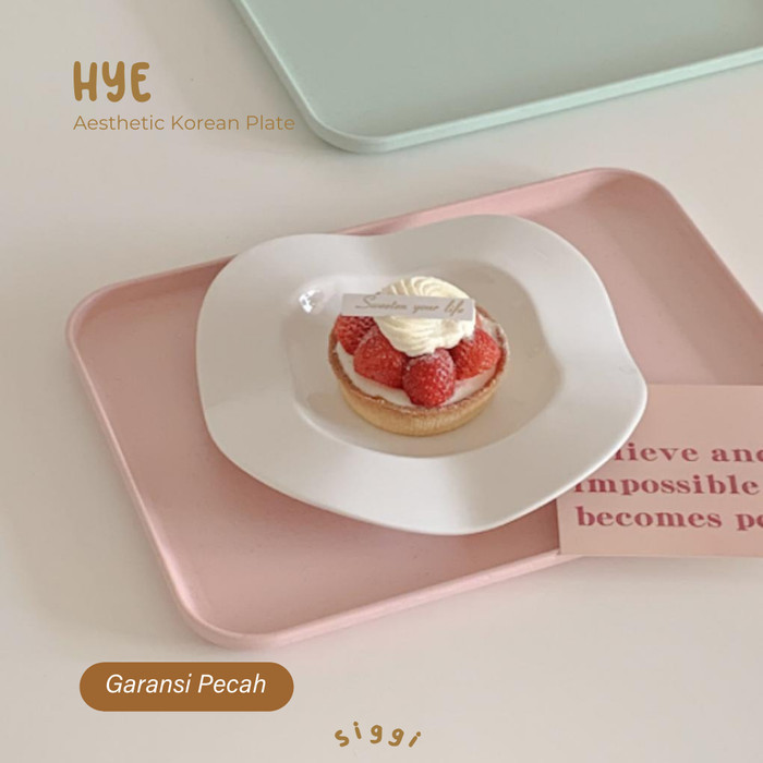 Hye Korean Aesthetic Plate / Piring Korea Aesthetic / Piring Korea
