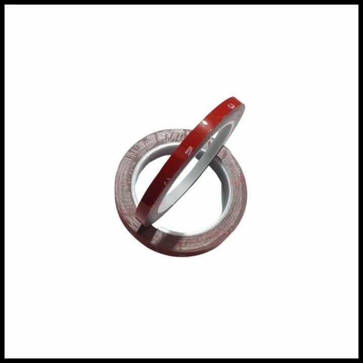 

TERMURAH DOUBLE TAPE LEM BB BOLAK BALIK MERAH 8MM X 4METER