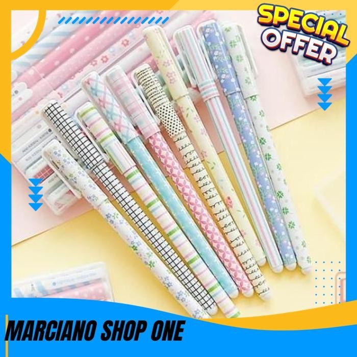 

ALAT TULIS PULPEN TINTA PENA GEL SET ISI 10 KOREA STATIONERY PEN PODUK BAHAN BERKUALITAS !!