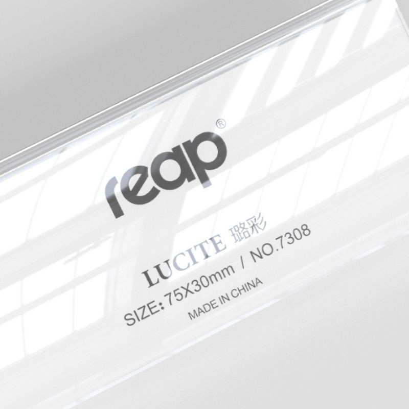 

10pcs Nametag Insert Paper Name Tag Manual Akrilik Bahan Papan Nama Dada Peniti Papan Nama Pin