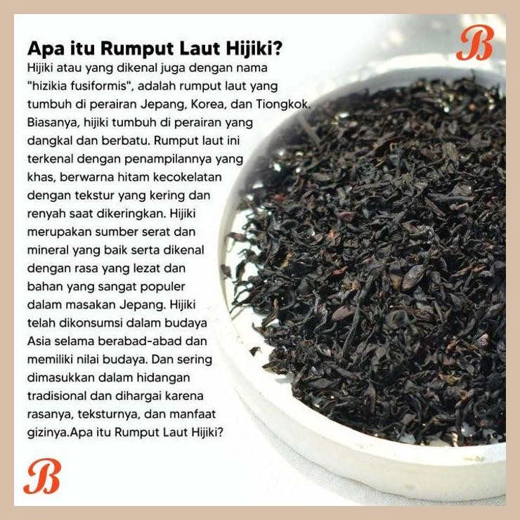 

| HOF | DRIED HIJIKI RUMPUT LAUT KERING 10 GR